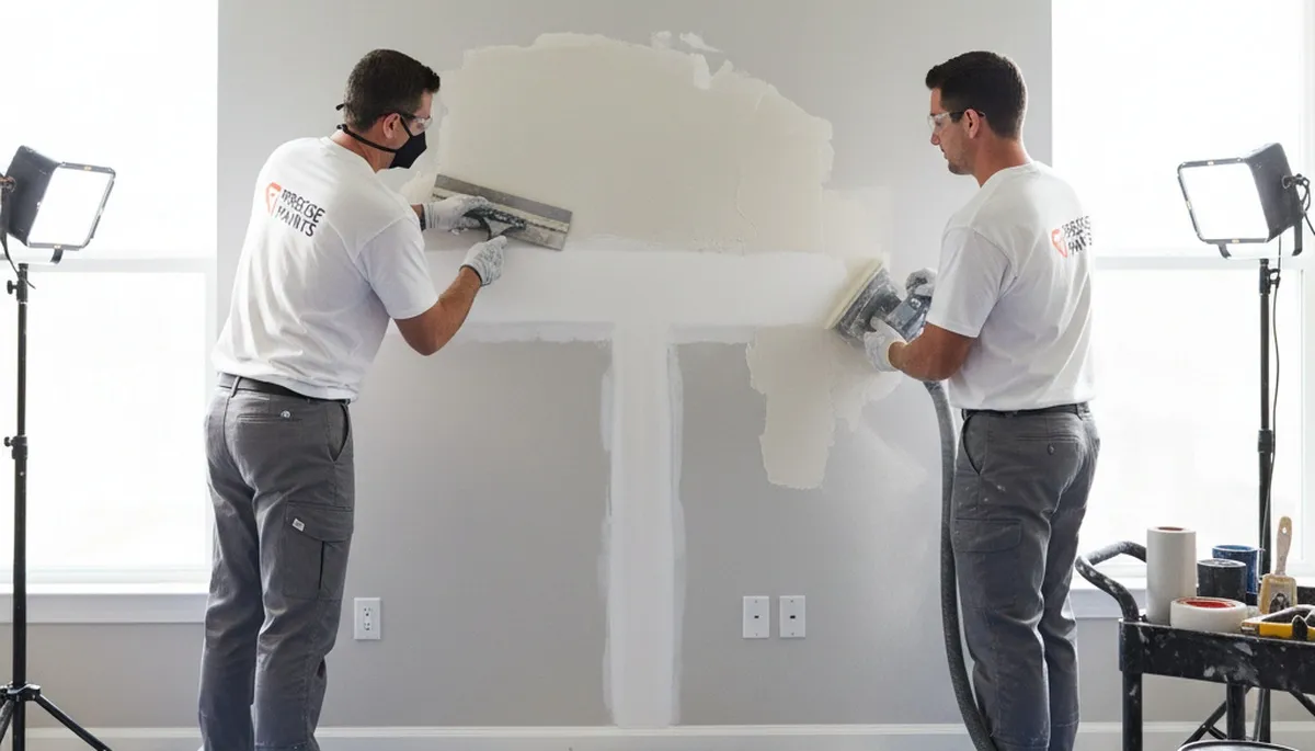 Drywall repair in Kenosha, WI by Kenosha Paint Pros for cracks, holes, and water damage